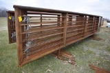 (10) 24' free standing pipe gates