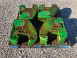 (24) John Deere front weights