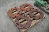 (4) rear wheel weights
