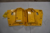 (2) New Holland skid steer weight brackets