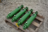 (4) John Deere hydraulic cylinders