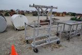 steel rack on wheels