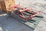 wooden horse drawn sleigh runners and wooden deck