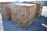 pallet of 2x4 oak board for fire wood