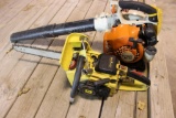 Stihl 85 leaf blower & JD 35EV chainsaw