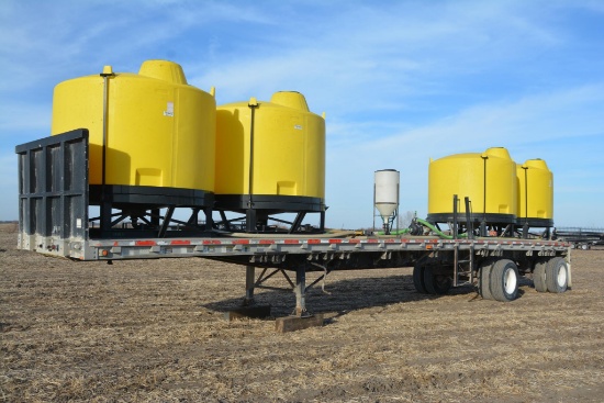 1999 Wilson 45' alum. flatbed trailer