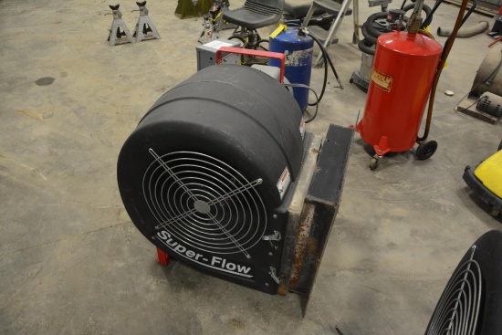 20" x 18" Super Flow grain bin drying fan, 10 HP electric motor