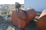500 gallon fuel barrel and pump