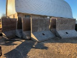 (7) wooden bulkheads