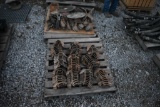 3 pallets of implement parts