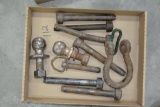 Flat of hitch pins and hitch balls