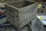 Super X wooden ammo box