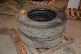 (2) Michelin 11R22.5 Kinze planter tires