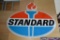 Single sided plastic Standard Oil sign