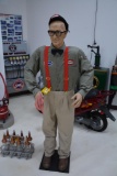 Texaco gas station attendant mannequin