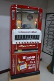 Highly restored Winston coin operated lighted cigarette dispenser