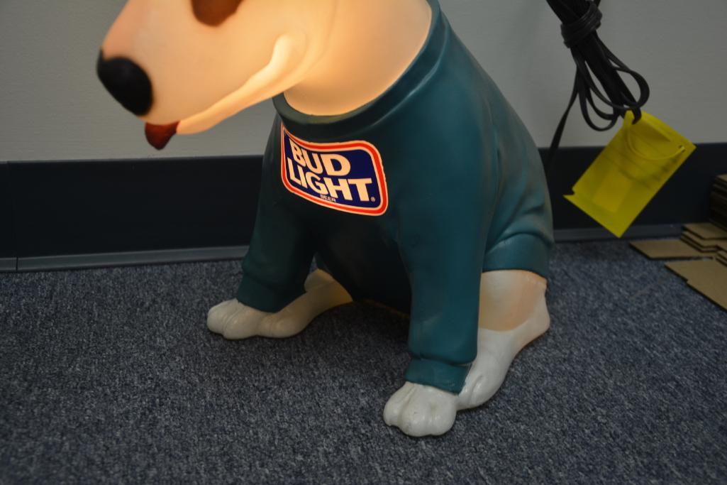 Spuds MacKenzie Bud Light plastic light up | Proxibid