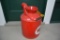 Restored 5 gallon bulk oil Texaco can w/ wood handle as pictured