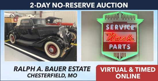 Day 2, Ring 1 - Collector Car & Memorabilia -Bauer