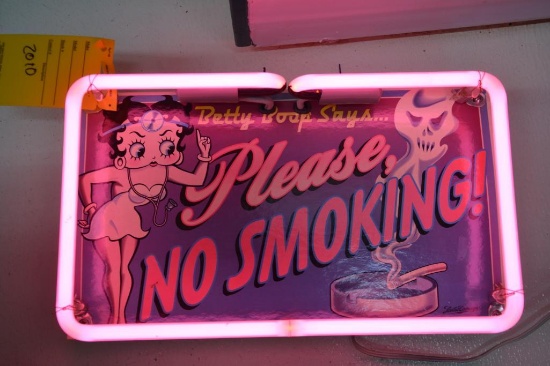 "Betty Boop" neon sign