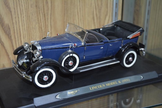Ricko 1/18 scale 1931 Lincoln Model K model car