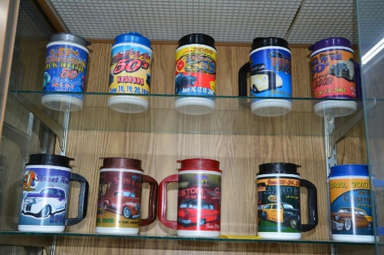Collection of "Back to the 50's" collectors cups