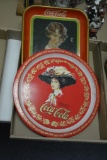 (2) Coca-Cola serving trays