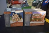 (2) Department 56 displays