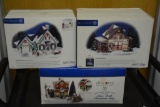 (3) Department 56 displays