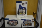 (3) Department 56 displays