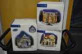 (3) Department 56 displays