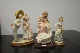 (3) Florence figurines