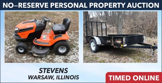 No-Reserve Personal Property Auction - Stevens