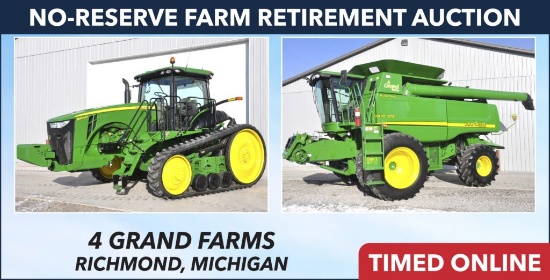 No-Reserve Farm Retirement Auction - 4 Grand Farms