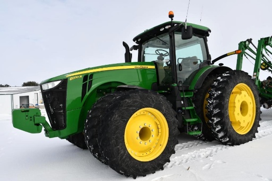 2016 John Deere 8370R MFWD tractor