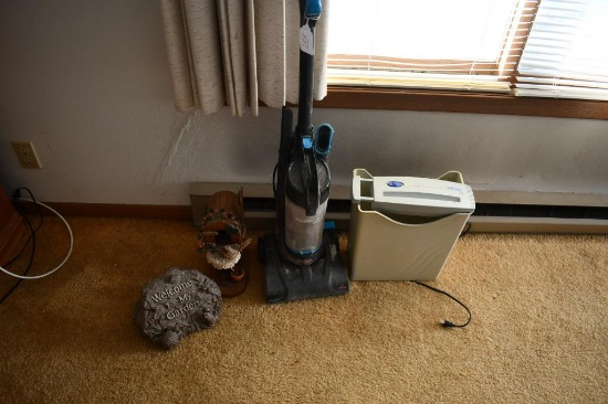 Bissell vacuum, paper shredder, house decor