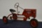 Inland Tractall Single wheel front end metal pedal tractor made by Jones and Laughlin