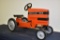 Scale Models Agco Allis 9815 metal pedal tractor with wide front end and plastic seat