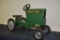 Scale Models Harvest King metal pedal tractor with wide front end and plastic seat