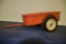 Allis Chalmers orange metal 2 wheel wagon