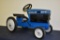 Ertl New Holland 6640 metal pedal tractor with plastic wide front end and plastic seat