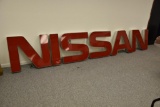 Large plastic NOS Nissan dealership sign