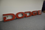 Large plastic NOS Dodge dealership sign