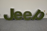 Large plastic NOS Jeep dealership sign