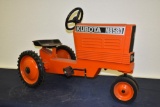 Scale Models Kubota M8580 narrow front end metal pedal tractor with plastic seat