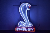 Single sided light up neon Shelby cobra sign