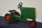 Scale Models Oliver Row Crop 70 metal pedal tractor with narrow front end and plastic seat