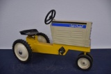 Scale Models Cub Cadet metal pedal tractor with narrow front end and plastic seat