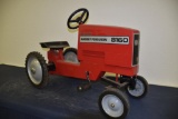 Scale Models Massey Ferguson 8160 metal pedal tractor with wide front end and plastic seat