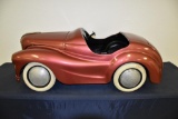 Austin J40 metal pedal car with flip open hood and trunk